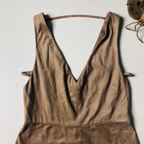 BCBG Suede Midi Dress - Picture 2 of 13